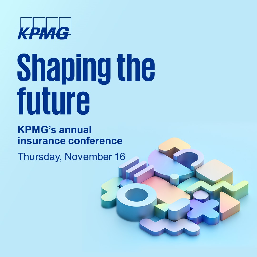It’s time to shape your organization today so it’s fit for the future. Our annual #insurance conference is only 10 days away. We look forward to seeing you on November 16: bit.ly/3tNaBWB #KPMGIC