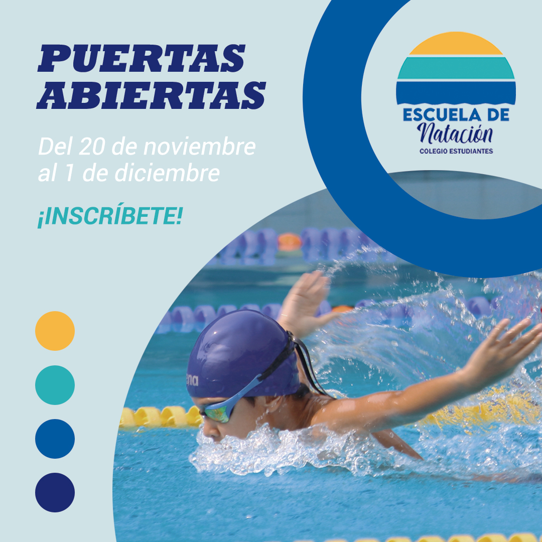 🏊‍♀️Puertas Abiertas🏊‍♀️

Del 20 de noviembre al 1 de diciembre los niños de edades comprendidas entre 3 y 12 años podrán comprobar lo divertido que es una clase de #natación grupal.

Inscripciones ➡️ forms.gle/gdJq2FvzRzrjSs…

¡#Deporte y #diversión en la Escuela de Natación!