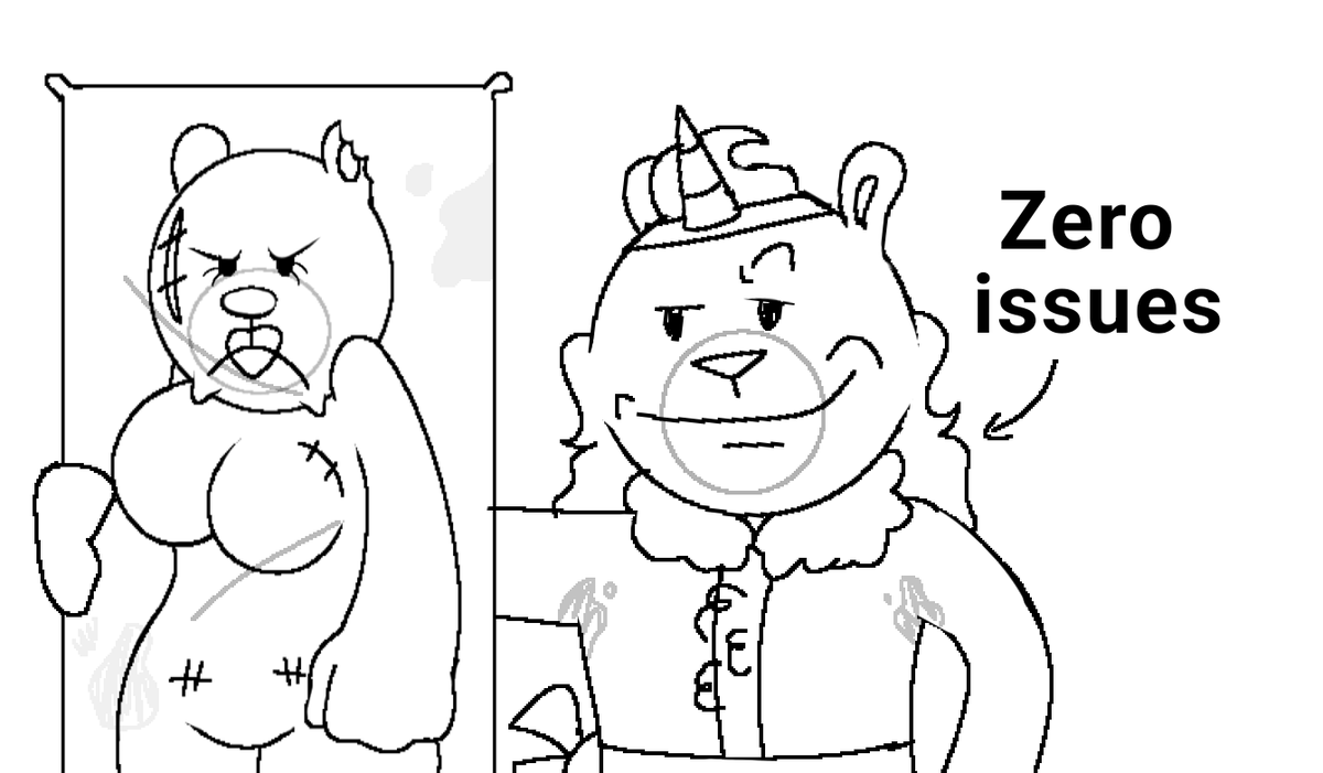 Perishinagony's tweet photo. Naughty bear doodle dump : I felt silly and I have so many of these stupid doodles of my guy

#naughtybear https://t.co/XYavI3ziPL