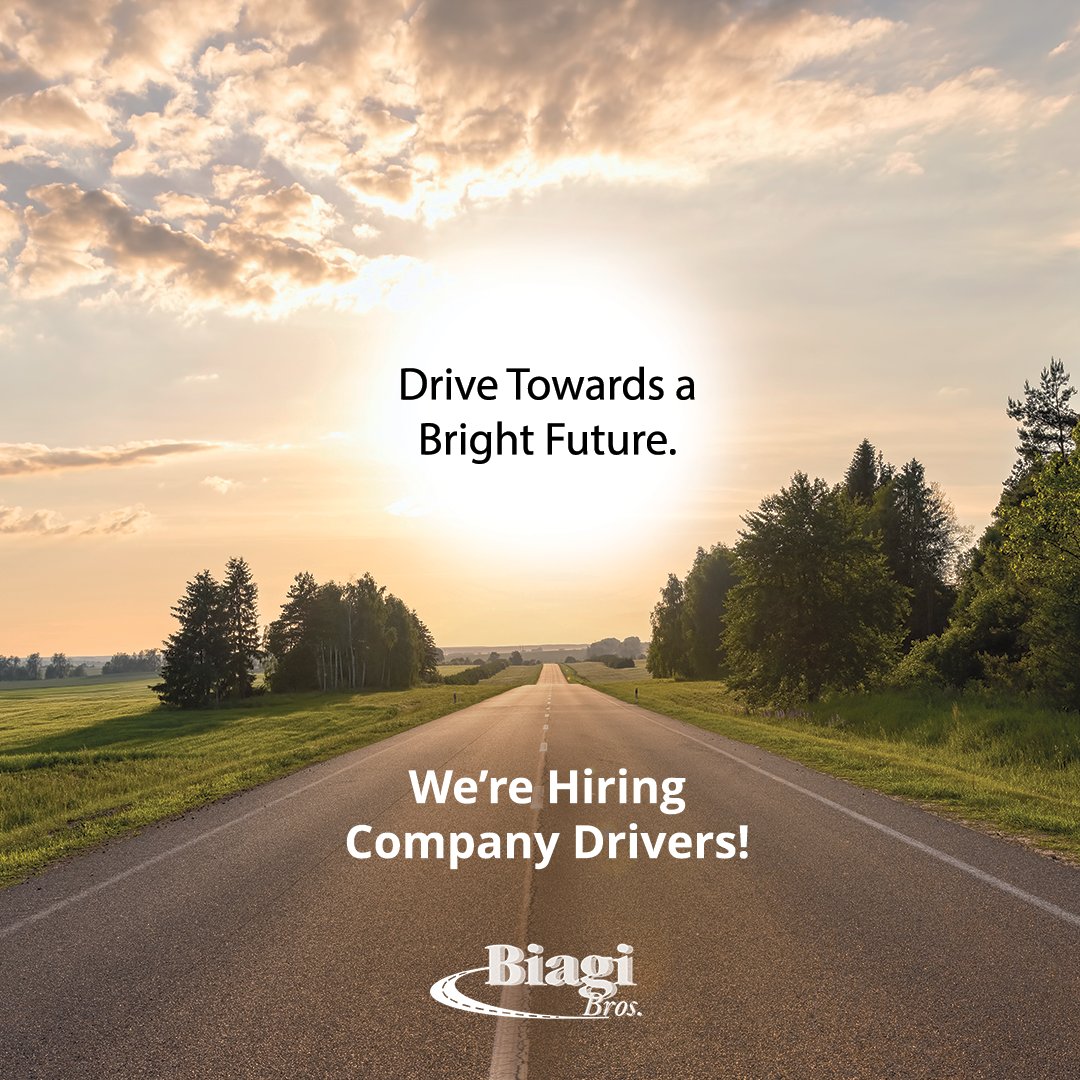 BiagiBros's tweet photo. We're looking for dedicated company drivers to join our team! Hit the road with us and experience job security, excellent benefits and a company culture that cares.
Apply now! https://t.co/zm0SDuUEKs
#NowHiring #CompanyDrivers #TruckDrivingJobs #CareerOpportunities #JoinOurTeam https://t.co/9GHsogEwge