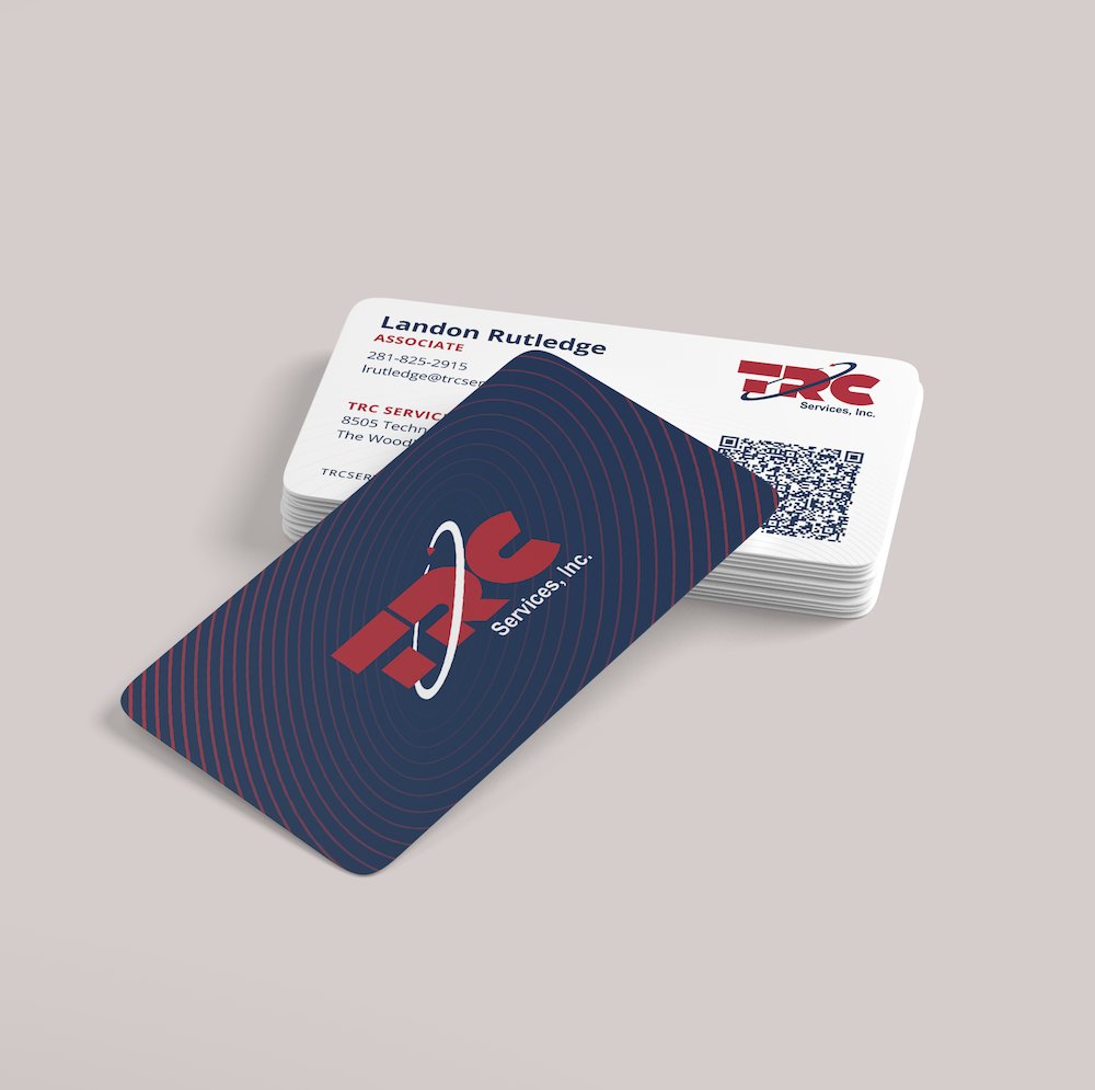 GraciePadron's tweet photo. Takin’ care of business. 🎶
TRC Services just got a fresh new look with their sleek new business cards, designed, and printed by us! The PVC material is durable, eye-catching, AND waterproof - just what the client needed! https://t.co/rgJyHkj0ev