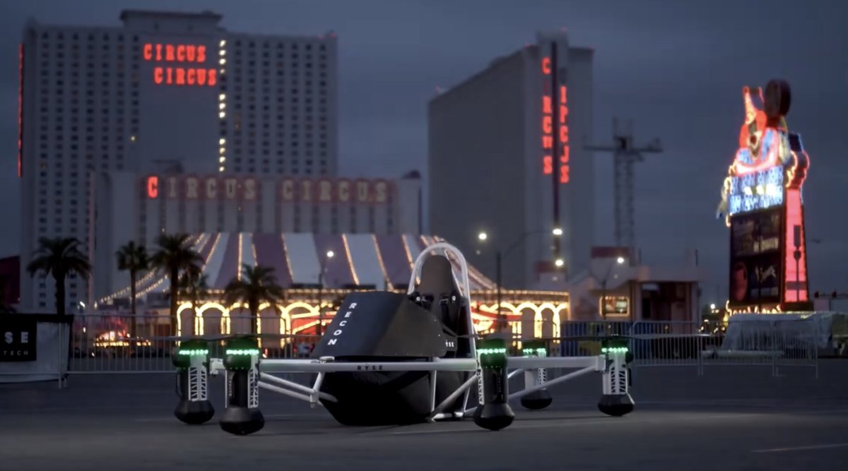 ryseaerotech's tweet photo. #Throwback to that time Elvis flew the RECON in Las Vegas, down Elvis Presley Boulevard.
Are you ready to #FlyWithRYSE? https://t.co/wIhTmuM73i