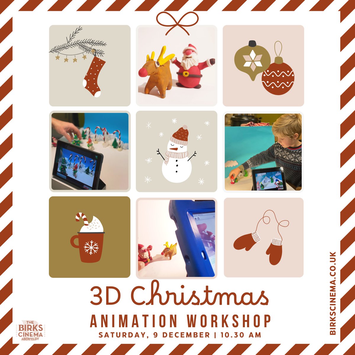 🎄📽️This Christmas, let your creativity shine! Join us for a 3D Christmas Animation Workshop w/ Animation Jam. Craft festive characters &amp; create your own animated magic, from adventures to heartfelt cards.🌟🎁

📽️ Share your masterpiece with loved ones!
🎟️ tinyurl.com/TBCXAW