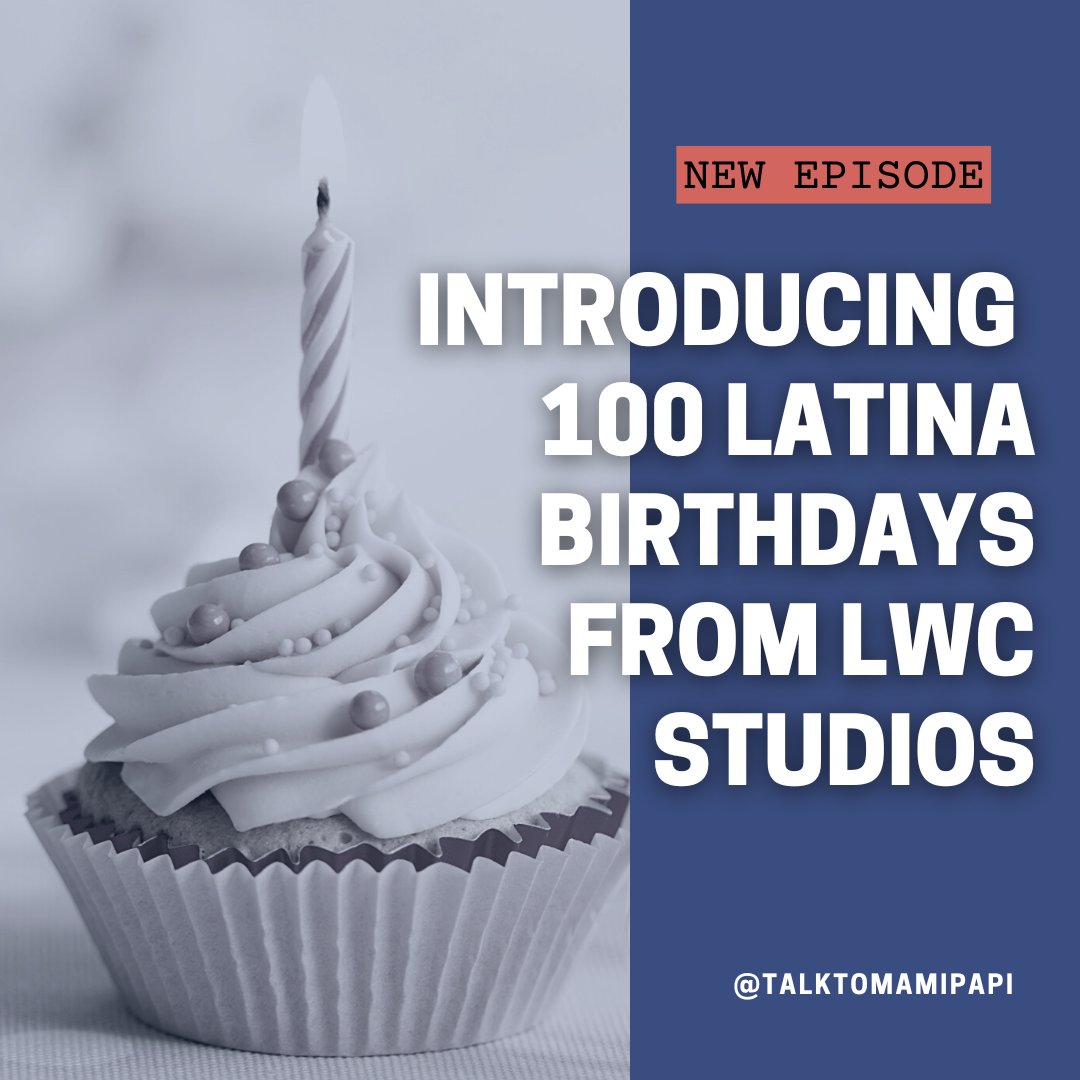 NEW EPISODE ⏯ "Introducing 100 Latina Birthdays from LWC Studios"

Juleyka talks to Paulina, the editor for a new podcast about Latina health. Hear how delicate topics are explored as Paulina dives into the show's themes and being first-gen.

🎧Listen: ow.ly/7GZ450PU1x9