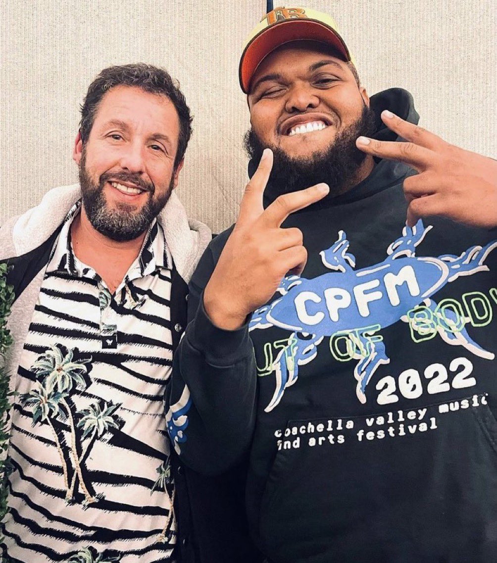 Druski linked up with Adam Sandler‼️📸