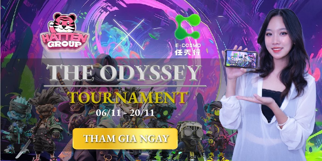 syniee_20's tweet photo. 🔥 Join the E:Cosmo x Hatten Tournament - Win Big! 🔥

✨Get ready for the Tournament! Compete for fantastic prizes from 7/11 to 17/11.

 Win USDT, USEC, EC Tokens, heroes, weapons, and more. 
It's your chance to shine!❤️‍🔥

🎮 https://t.co/xFx7FD1zxw
#Crypto #web3 #GameFi #Bitcoin https://t.co/E0rYB9tnHK
