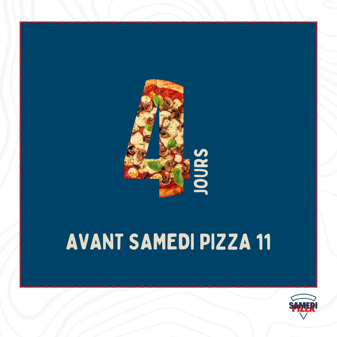 4 jours avant le Samedi Pizza 11.
PS: Le ticket est à 5000 FCFA
Le lien de participation : linktr.ee/samedipizza
#SamediPizza