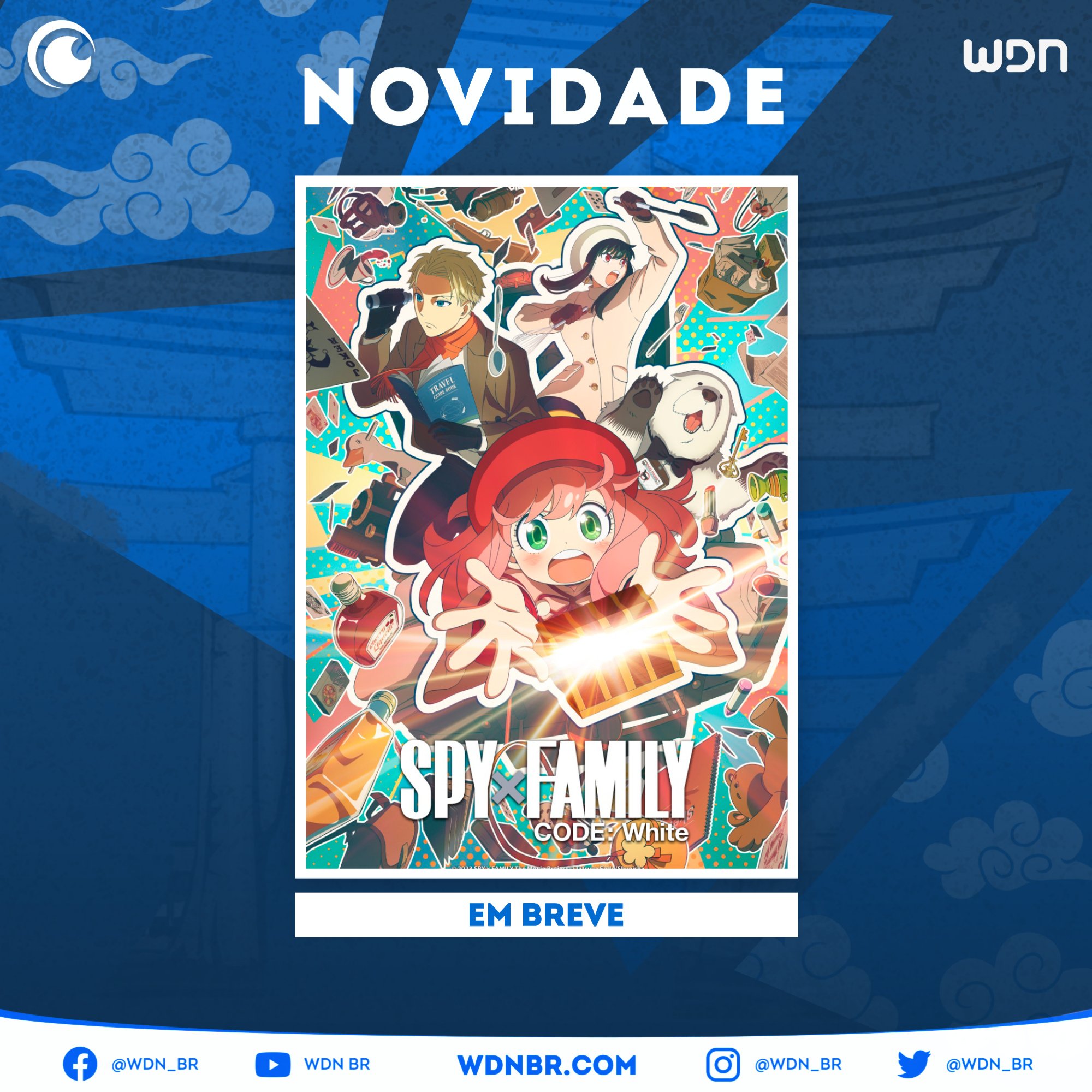 Filme de Spy x Family chegará aos cinemas brasileiros em 2024