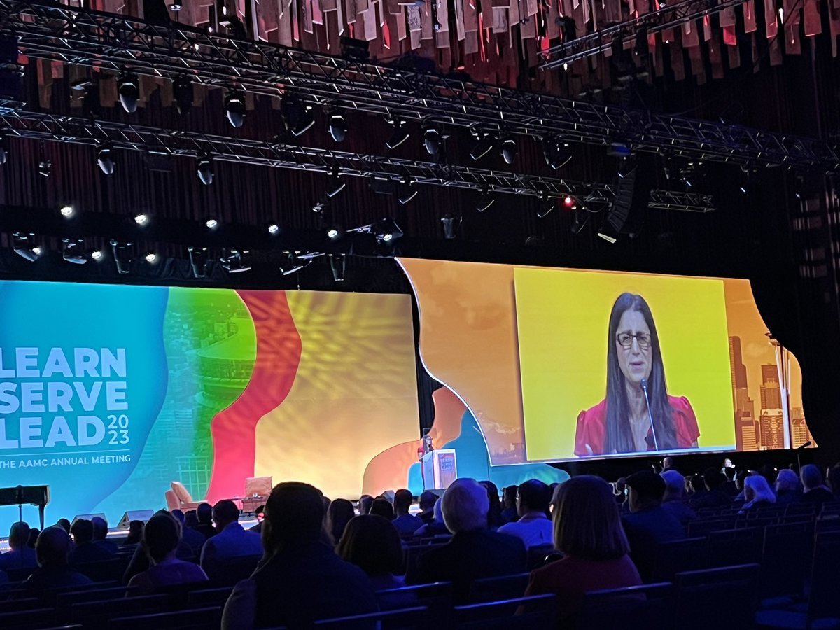 Dr. <a href="/MonaHannaA/">Dr. Mona</a> has been such a force in tangibly improving public health in her community and beyond. So proud that she considers our #academicmedicine #meded community her “peeps”! #aamc23