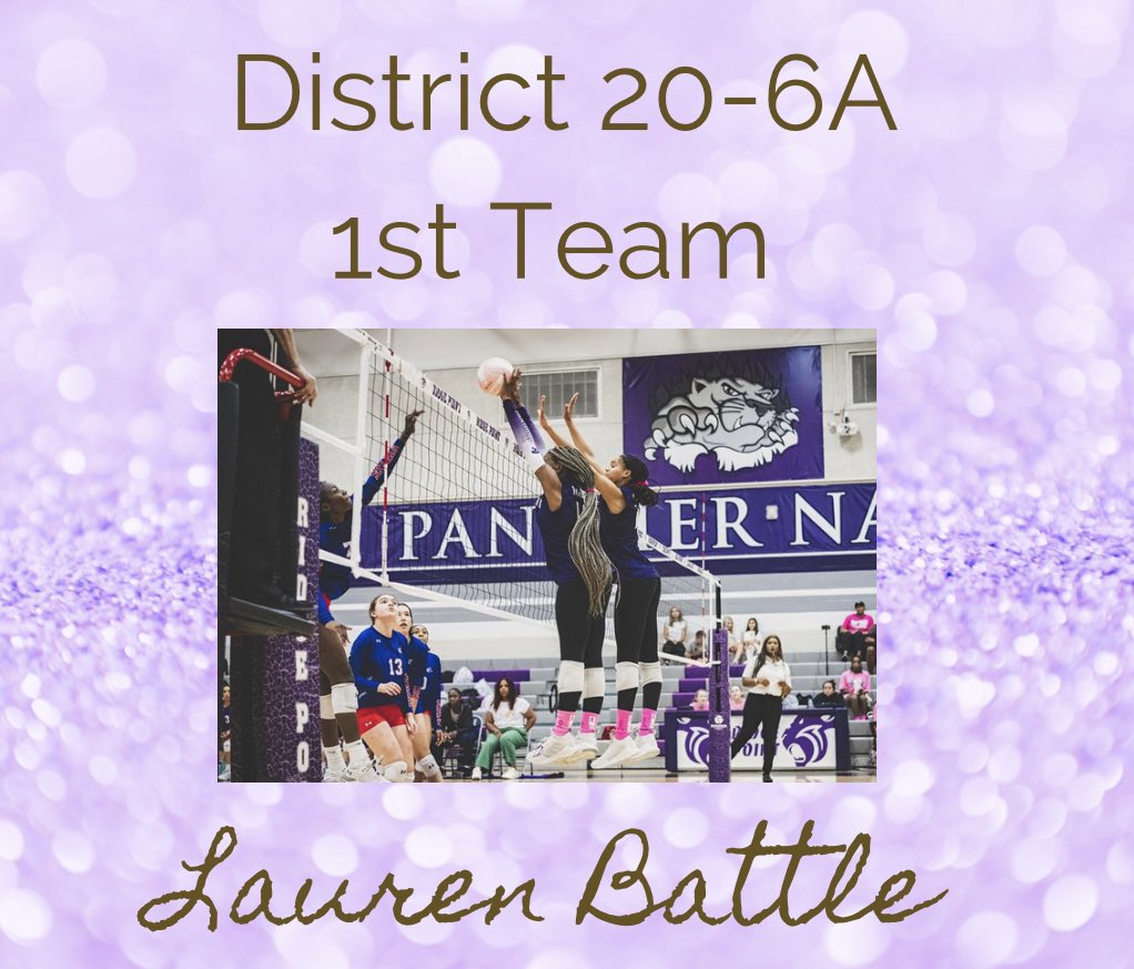 Ridge Point Volleyball (@ridgepointvb) on Twitter photo Congratulations to these girls for being named to the <a href="/FBISDAthletics/">Fort Bend ISD Athletics</a> District 20-6A 1st team!! <a href="/AaliyahSmith_20/">Aaliyah Smith</a> <a href="/laurenrbattle14/">lauren battle</a> & <a href="/TaylorJory3/">Taylor Jory</a> were consistently phenomenal for us this season! We were so lucky to have them running our offense! We thank you & appreciate you all! Congratulations to these girls for being named to the <a href="/FBISDAthletics/">Fort Bend ISD Athletics</a> District 20-6A 1st team!! <a href="/AaliyahSmith_20/">Aaliyah Smith</a> <a href="/laurenrbattle14/">lauren battle</a> & <a href="/TaylorJory3/">Taylor Jory</a> were consistently phenomenal for us this season! We were so lucky to have them running our offense! We thank you & appreciate you all!