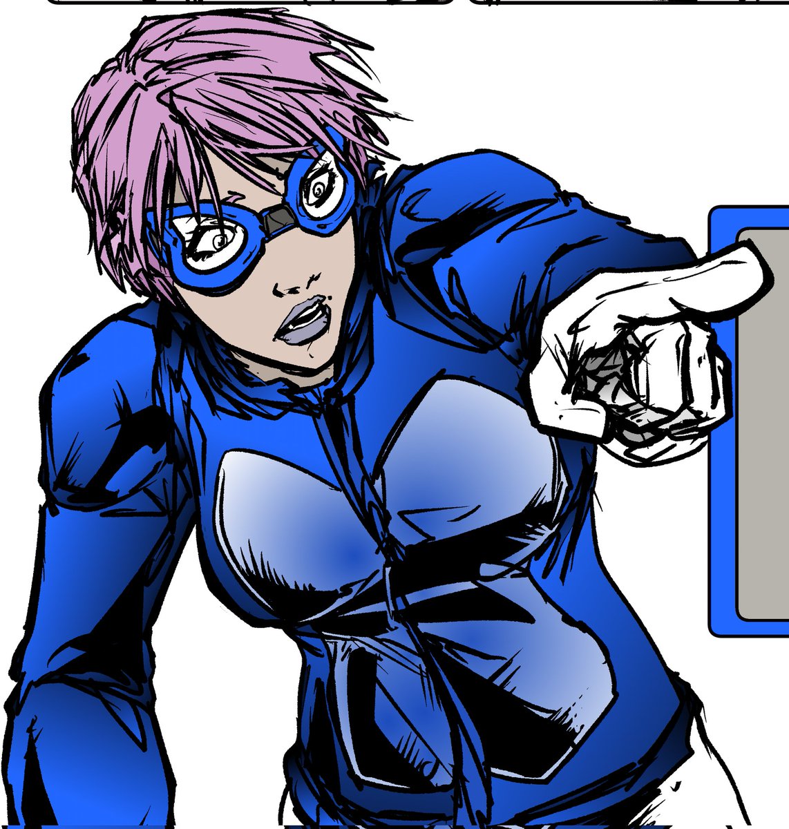 Miss Morpho wants to know if you've backed her friend's book, BareBones Nice Guys Finish Dead over on <a href="/Kickstarter/">Kickstarter</a>? 

kickstarter.com/projects/42282…

<a href="/KickstarterRead/">Kickstarter Reads</a> #Kickstarter #crowdfunding #comicbooks #comics #indiecomics #niceguys