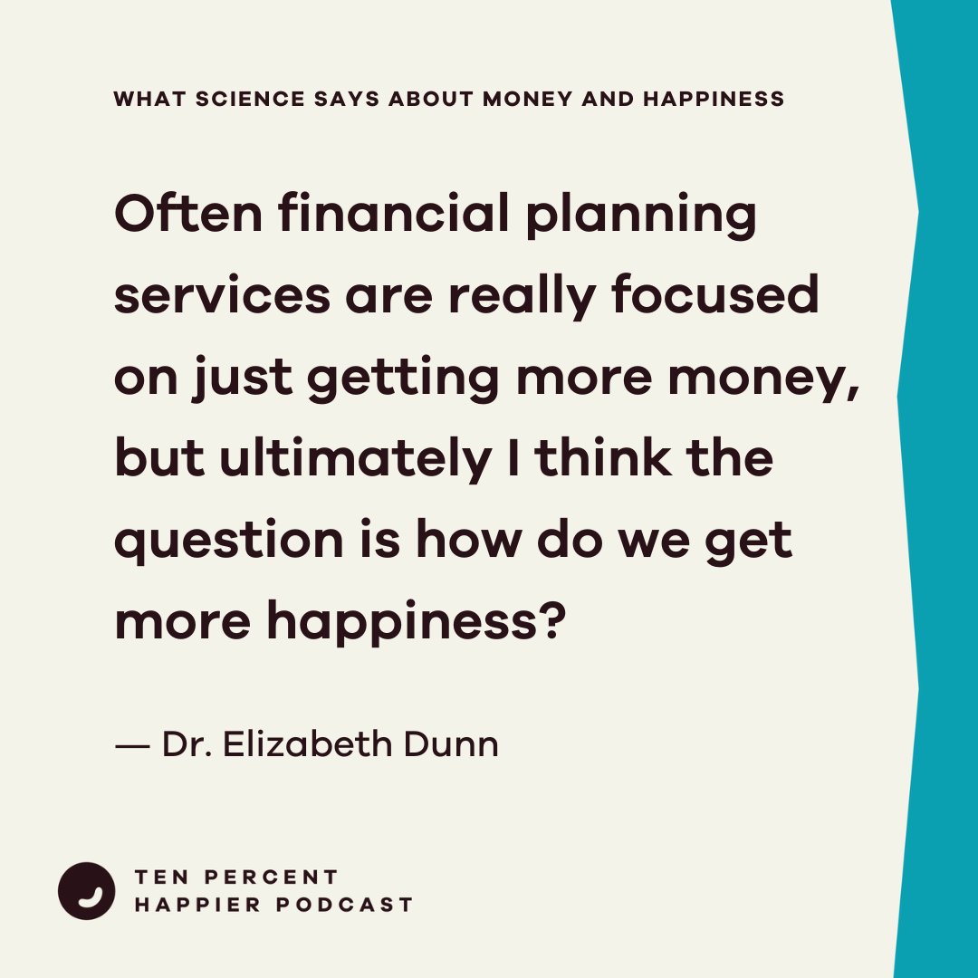 How to spend money in ways that actually boost our happiness? We dig into the science behind it with Dr. Elizabeth Dunn. Hosted by @danbharris - Listen now: link.chtbl.com/hhPVOapQ