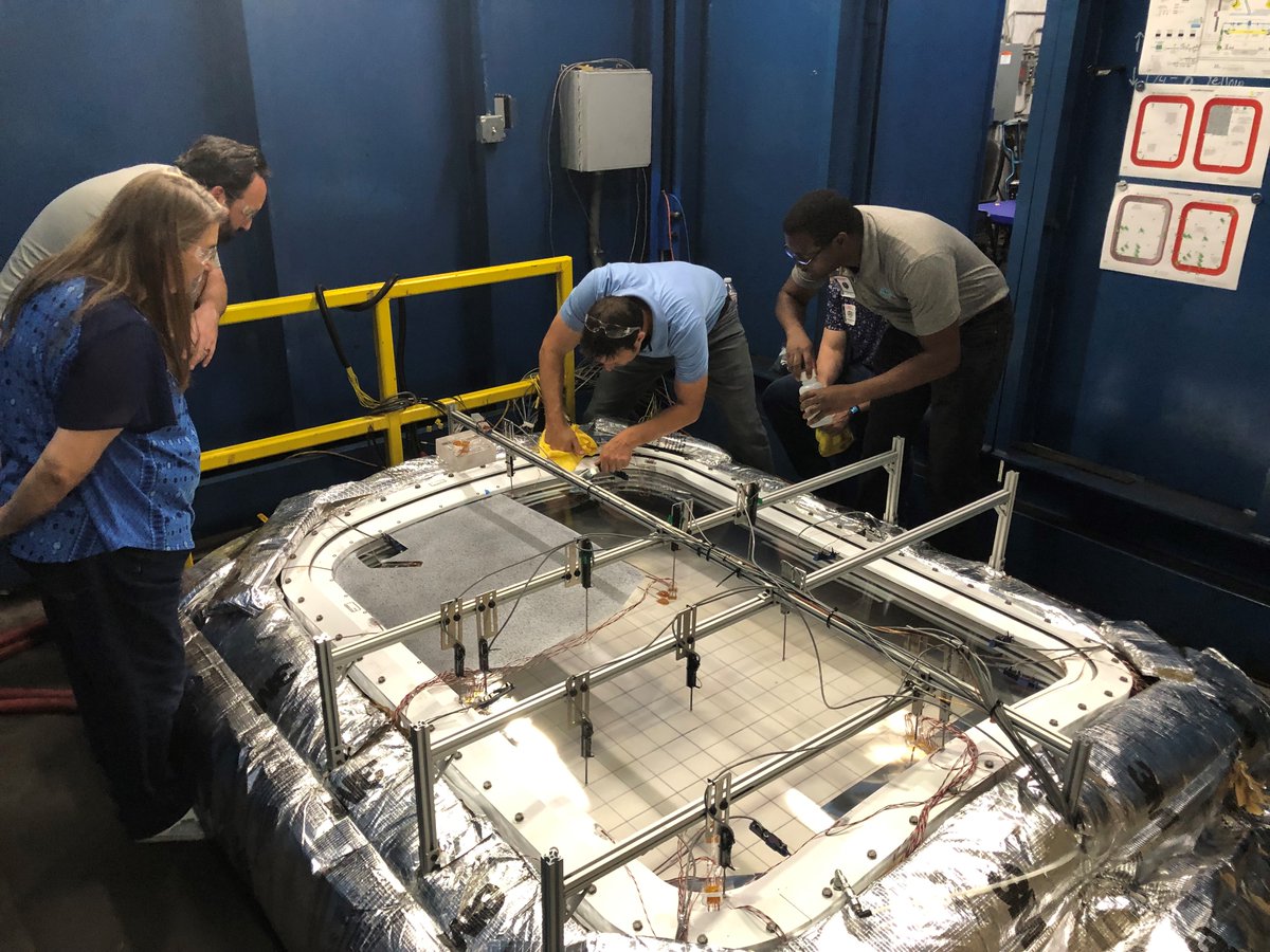 blueorigin's tweet photo. A room with a view! The Orbital Reef team is testing windows that are about twice the size of a car windshield as part of our mixed-use destinations development effort with NASA in low Earth orbit. https://t.co/7xQKiWIGPb