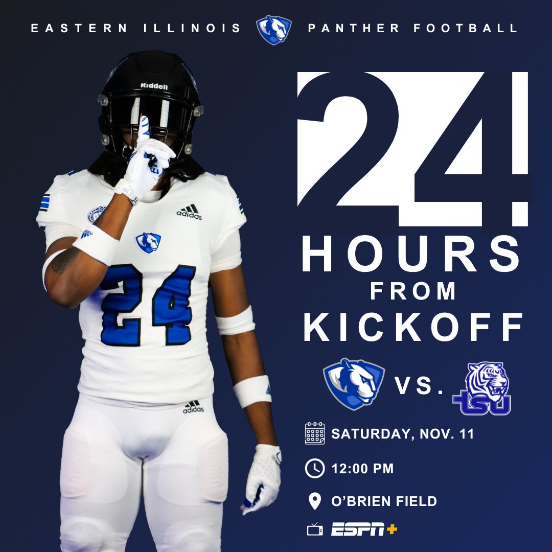 24 Hours from Kickoff... 

🎓 Senior Day 
🆚 Tennessee State 
🗓️ November 11
⌚️ 12:00 PM
🏟️ O'Brien Field 
📺 ESPN+

#WeNotMe | #BleedBlue