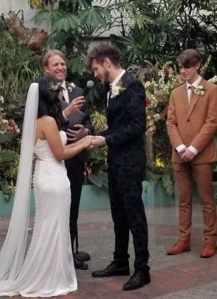 Congratulations to my son Dylan and his bride, Joy, on their wedding!  I am so proud of them both!  What an incredible and powerful couple!  #prouddad&amp;mom