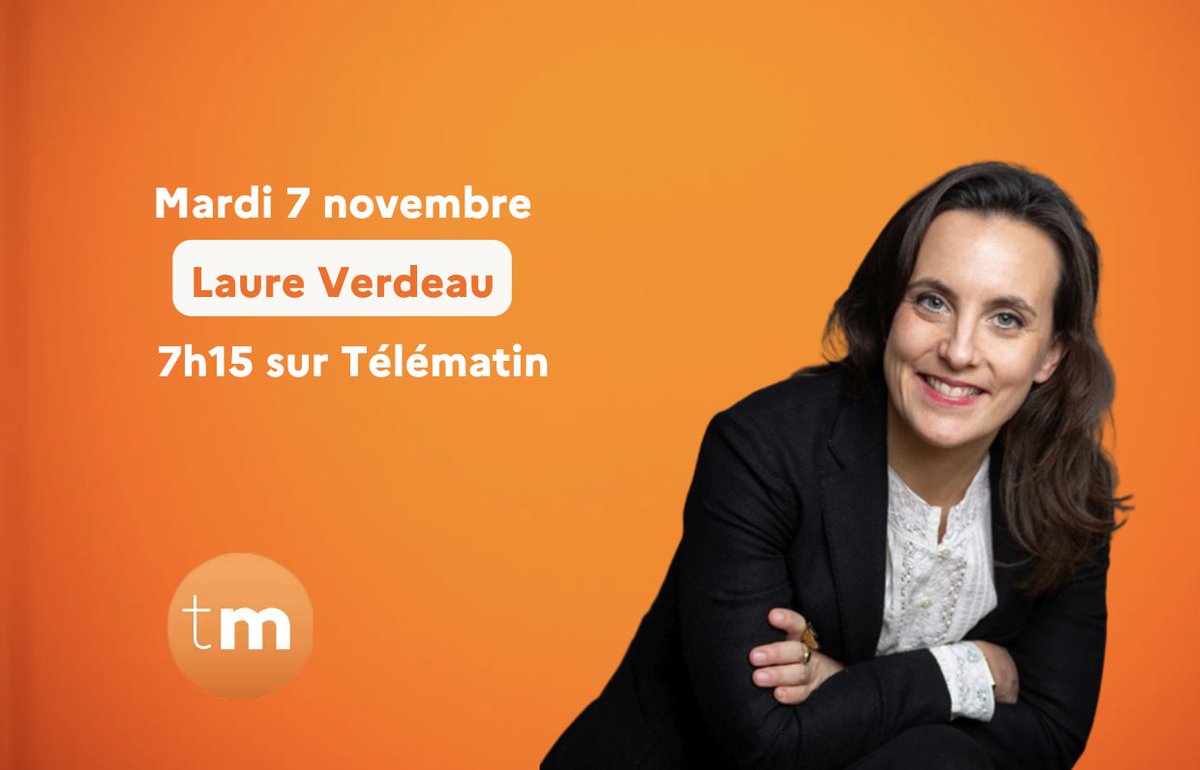 Agence BIO (@agence_bio) on Twitter photo Laure Verdeau, directrice de l’<a href="/agence_bio/">Agence BIO</a> sera sur le plateau de <a href="/telematin/">Telematin</a> demain à 7h15 !
➡️ L’occasion d’échanger avec <a href="/ThomasSotto/">Thomas Sotto</a> et Marie Portolano sur la crise du #bio. Laure Verdeau, directrice de l’<a href="/agence_bio/">Agence BIO</a> sera sur le plateau de <a href="/telematin/">Telematin</a> demain à 7h15 !
➡️ L’occasion d’échanger avec <a href="/ThomasSotto/">Thomas Sotto</a> et Marie Portolano sur la crise du #bio.