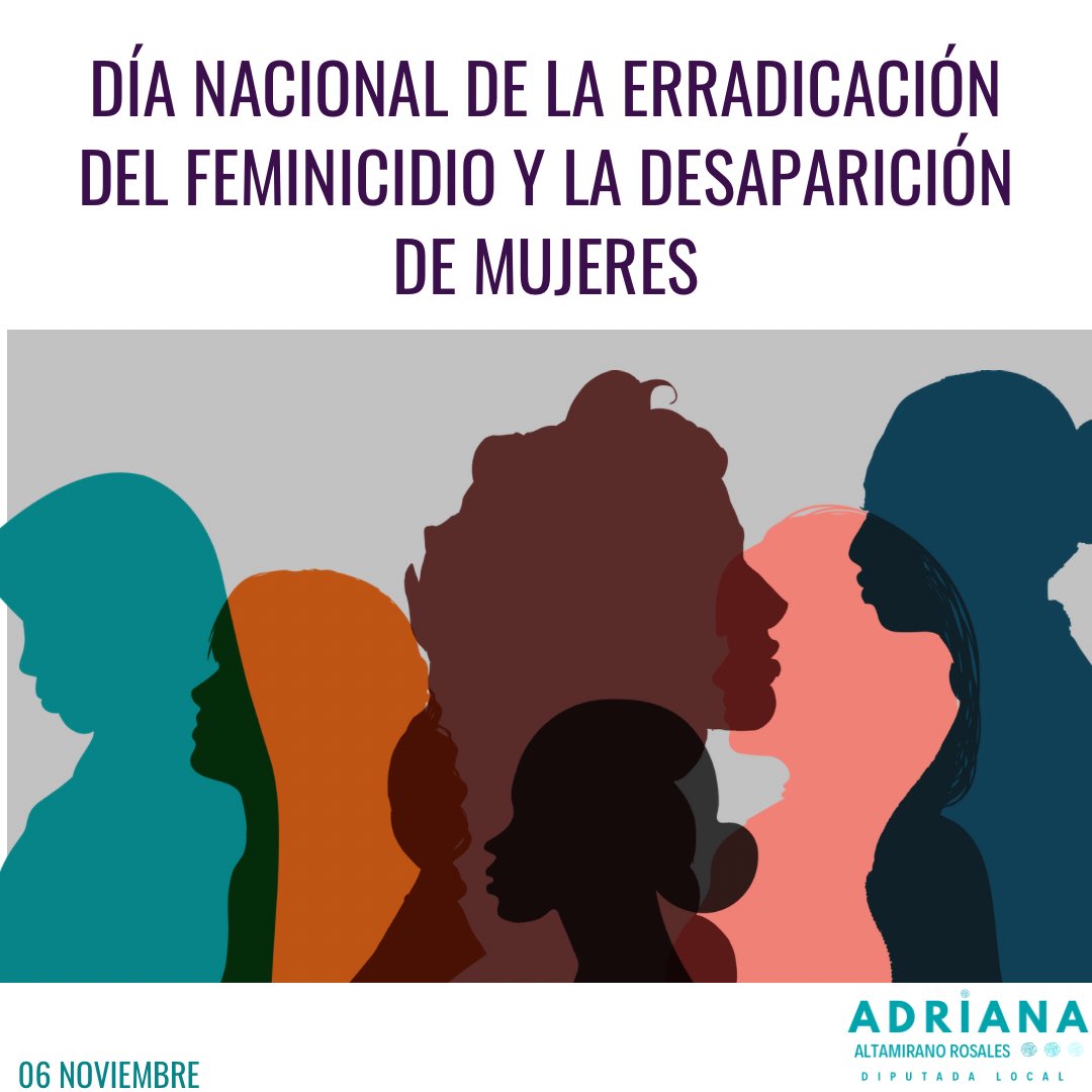 adyalt's tweet photo. Que este día sirva para alzar la voz por todas esas mujeres que han sido víctimas de feminicidio, pero sobre todo para no olvidar a tantas mujeres y niñas que se encuentran desaparecidas.

Seamos solidarias, ni una mujer más violentada, ni una mujer más desaparecida. https://t.co/L0Vj5feJdH