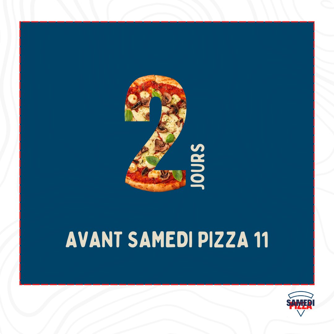 2 jours avant le Samedi Pizza 11.
PS: Le ticket est à 5000 FCFA
Le lien de participation : linktr.ee/samedipizza
#SamediPizza