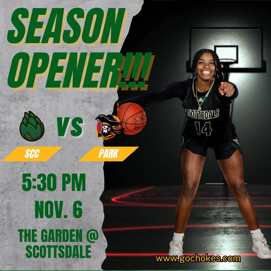 ArtichokesWBB's tweet photo. Guess who's back!
It's your season opener in #Scottsdale tonight
Come out and support your @accacsports runner-up from last season
Tip @5:30 in #TheGarden @SCCArtichokes
📹 https://t.co/r0I4NwnE6Y
#womensbasketballtipoff
@njcaabasketball
#ArizonaHoops
#GoChokes https://t.co/xO5trTDTeA