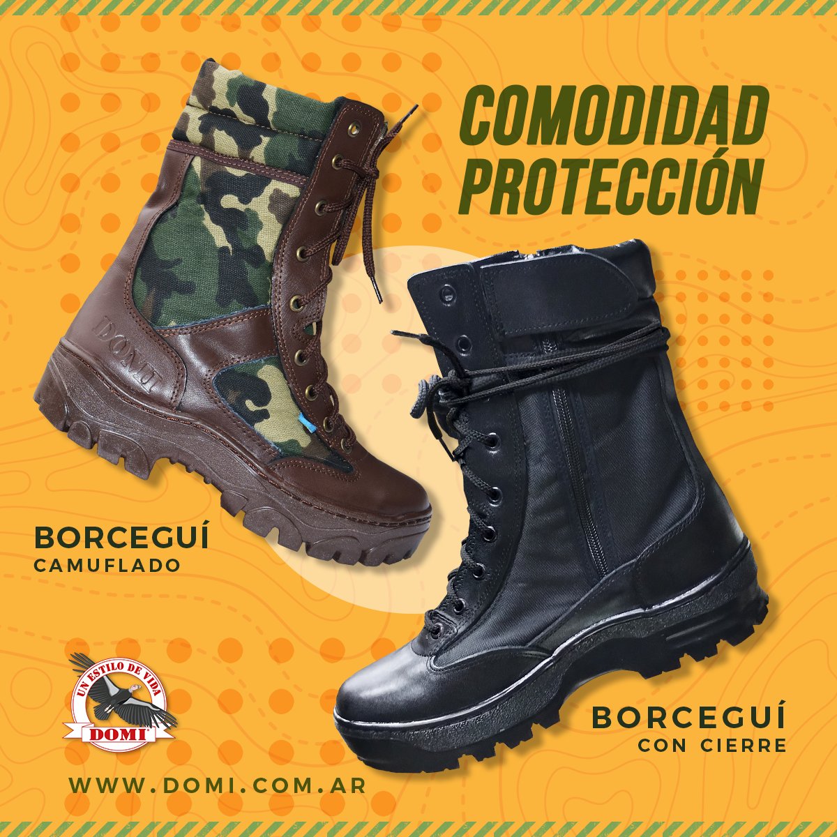 DOMI3862's tweet photo. Te traemos la mejor línea de calzado de primera calidad como solo Domi te puede ofrecer.
Ideales para uniformados o para salir de excursión al aire libre. Nuestros borceguíes te brindan protección y comodidad en cada paso! https://t.co/9SzyG7HoWe