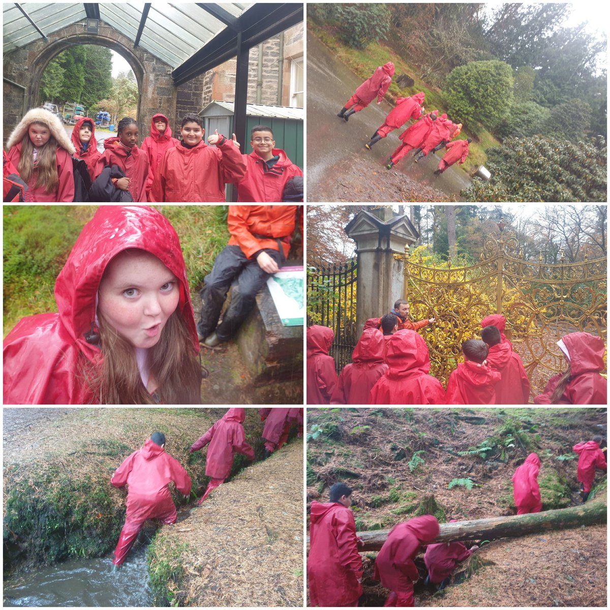 Group 8 kicked off their Benmore adventure with a walk, complete with boggy puddles and hill scrambling!@NiddrieMillPS