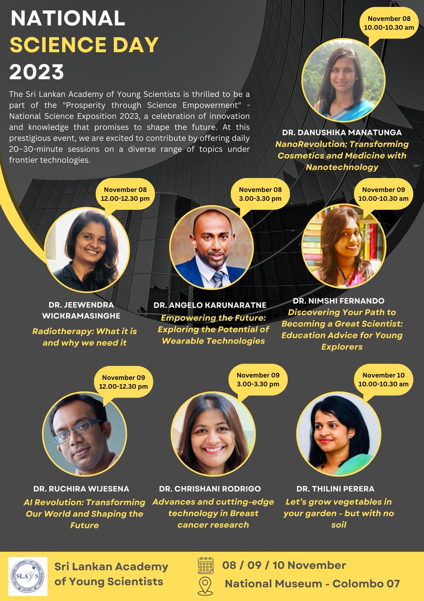 MediateamSlays's tweet photo. Don't miss the National Science Day talks by our young scientists! https://t.co/77pTmjtLjv