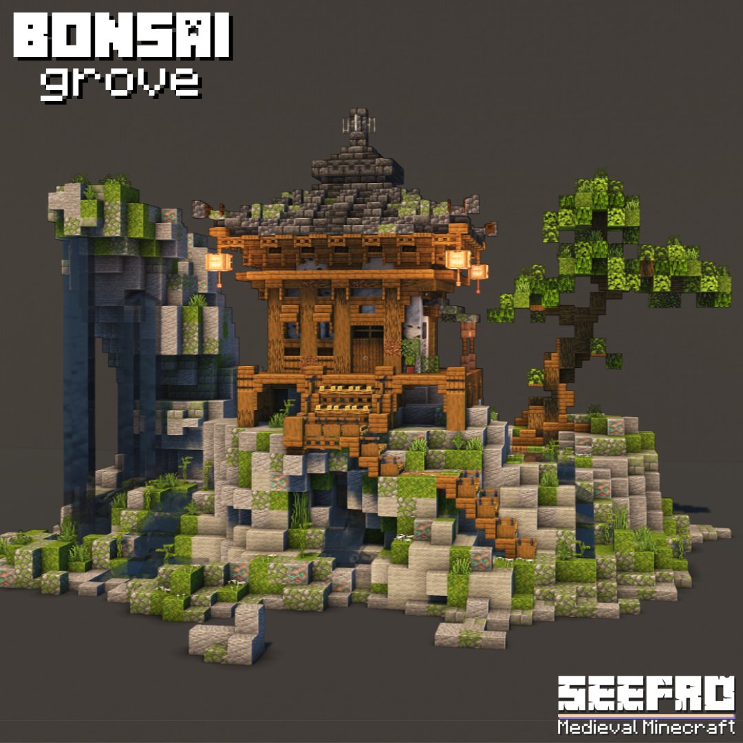 Bonsai Grove #minecraft #minecraftbuilds #minecraft #minecraftbuilding