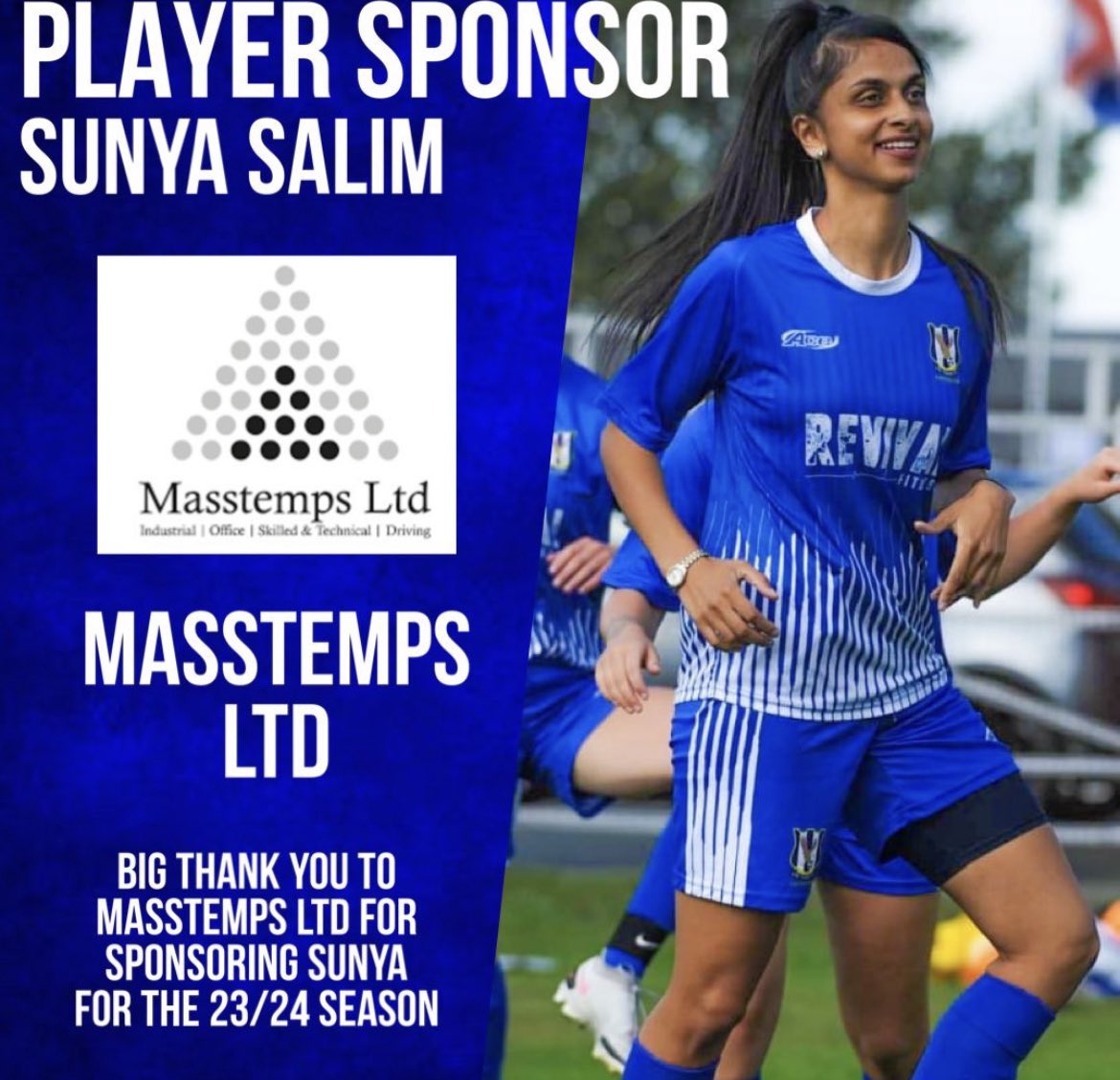 LyeTownWomenFC's tweet photo. All the best to Sunya Salim training with the Kashmir Womens International Team in the hope of a CONIFA World Cup 2024 spot. https://t.co/0HStVEQMIW