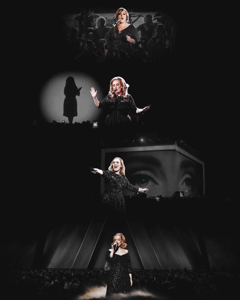 StatsAdele's tweet image. “I really enjoy being on stage, I’m bloody good at it and it is 100% where I belong…” — @Adele