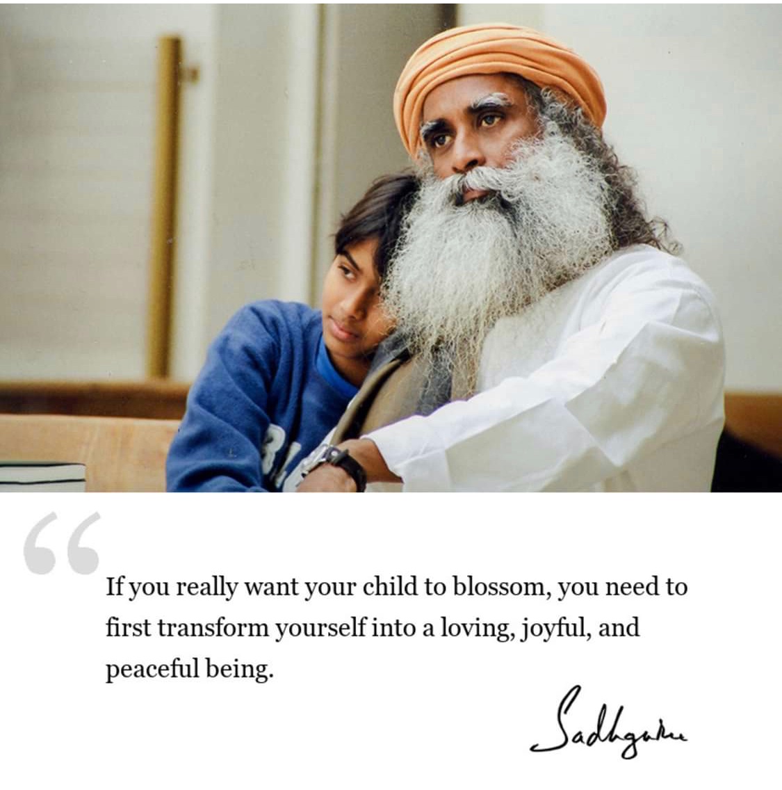 Gargi32354857's tweet photo. @SadhguruJV 🙏🏽🙏🏽🙇🏼‍♀️✨💫  

“Children don't listen to you. They observe you” — Sadhguru 

#InnerEngineering 
#SaveSoil https://t.co/Dbbufnl8gf