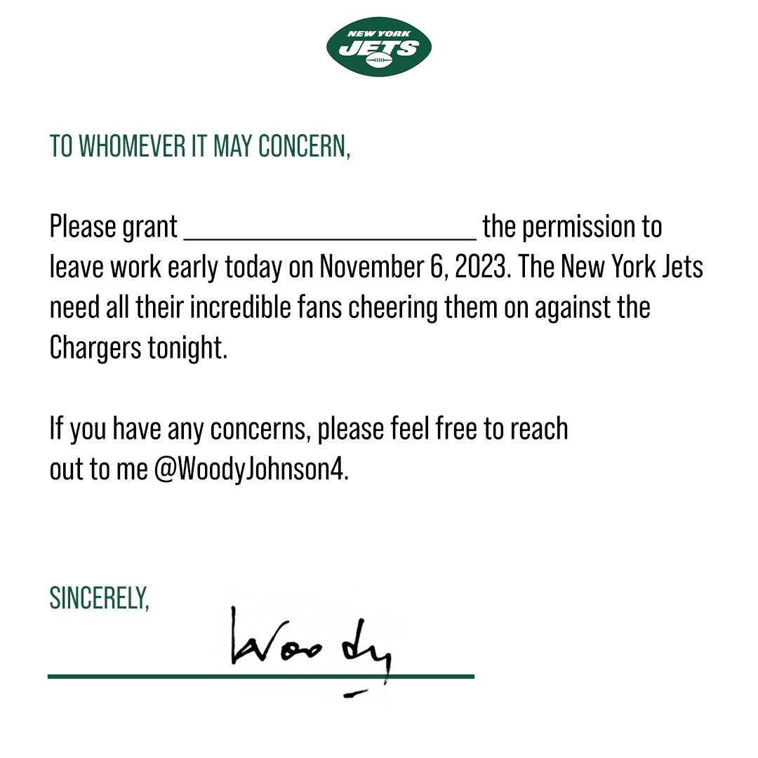 Woody Johnson tweet media