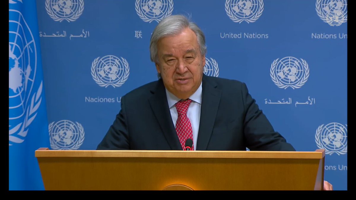 "The nightmare in Gaza is more than a humanitarian crisis. It is a crisis of humanity" - <a href="/antonioguterres/">António Guterres</a>