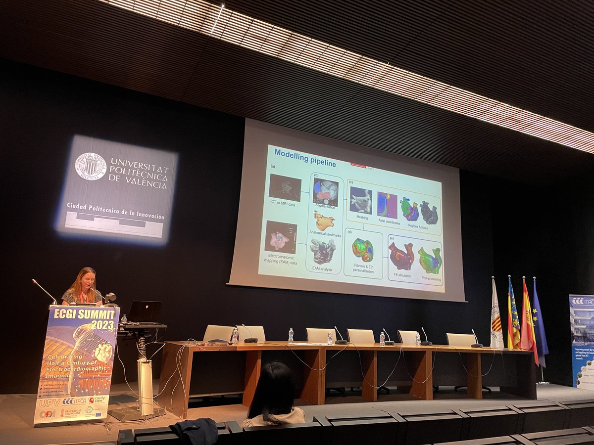ecgisummit's tweet image. #ECGISummit2023 Caroline H. Roney @CarolineRoney talk on the &quot;Role of ECGI in the generation of cardiac digital twins and its clinical applications.&quot;
