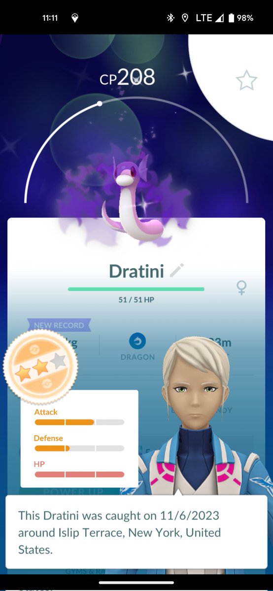 LuncheonLord's tweet image. Today was a fantastic day and I haven't even begun my walk yet. Thanks #Cliff of #TeamRocketGo #Shiny #Dratini #Shadow #Pokemon #ShinyPokemon #TeamRocket #ShinyShadowPokemon #DreamsComeTrue #PokemonGo #PoGo