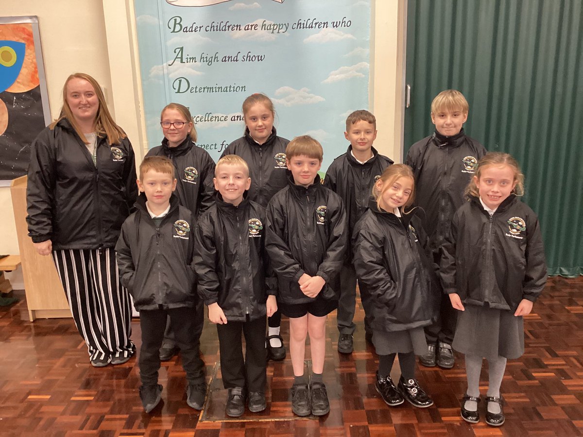 BaderPrimary's tweet photo. A great day for Bader Parliament today, we continued to sell our poppies around school in support of @britishlegion and our new personalised jackets have arrived. We can’t wait to wear them! #RRSarticle13 https://t.co/Wf14EbJ9Jz