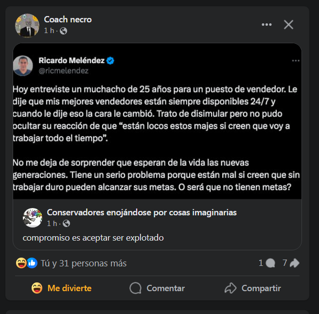 luis_castro_lin's tweet photo. @Wilbal86 @ricmelendez @elonmusk El algoritmo de Twitter no tiene nada que ver. Vengo de Facebook a ver si era real lo que posteó éste payaso "mente de tiburón". https://t.co/U3VYx8KoUh