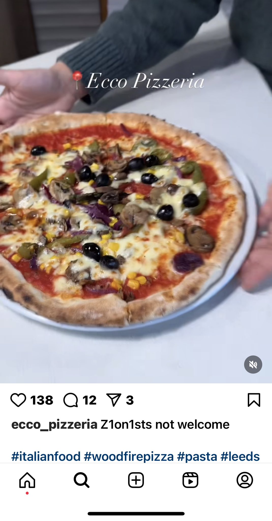 Ecco pizzeria leeds online