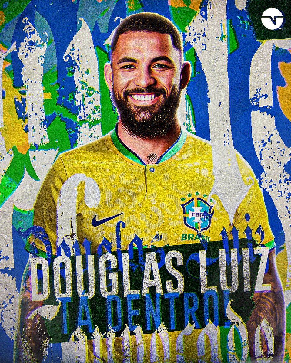 TNTSportsBR's tweet photo. CHEGOU A VEZ DELE! 🇧🇷 Douglas Luiz está convocado pra #SeleçãoBrasileira! Merecia, né? https://t.co/ILI2Gu2YK6