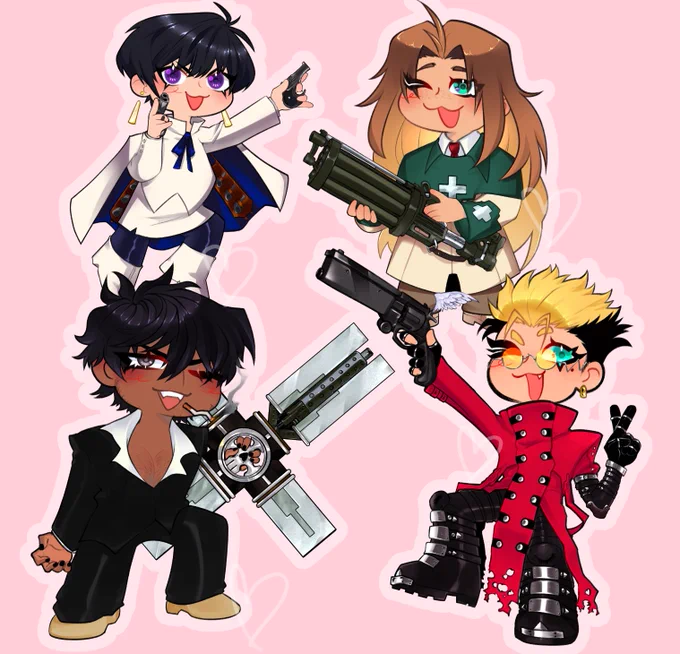 THEYRE FINALLY ALL DONE #trigun 