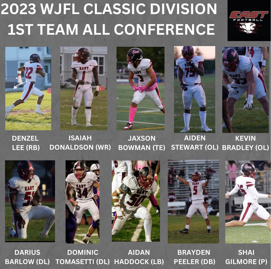 I am extremely blessed and honored to have received First Team all conference.‼️<a href="/CHE_Fball/">Cherry Hill East Football</a> @TDrob65