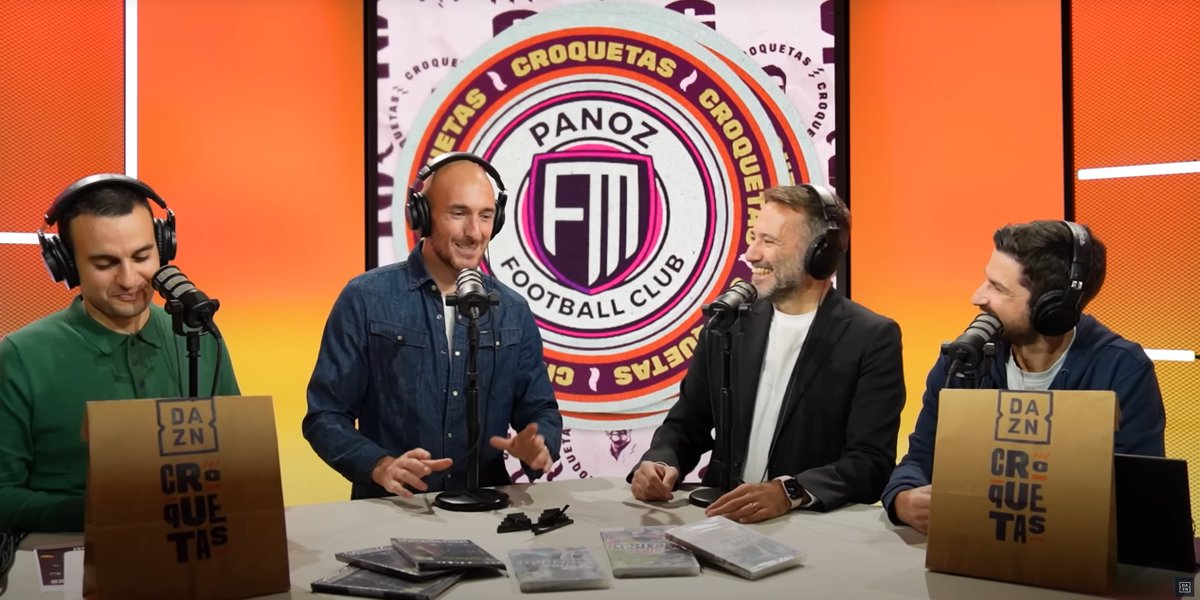 panoz4ever's tweet photo. E' Successo 💕
Puntata pazzesca di #Croquetas  su @DAZN_IT con persone meravigliose che condividono con me la passione decennale per questo che NON E' SOLO UN GIOCO... 🎮
@FootballManager  I love this game. ⚽
@marcorusso992 
@caldiluca3 
Matteo Palmigiano
https://t.co/YQlgKbYkSR https://t.co/HHTh6KPsgP
