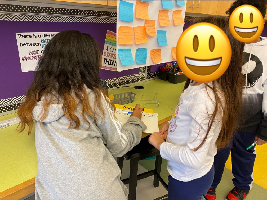 Tac_5th's tweet photo. Our first day with vertical surfaces in literacy class was huge success!! #verticalsurfaces #randomizedgroups https://t.co/idoDKfFaNp