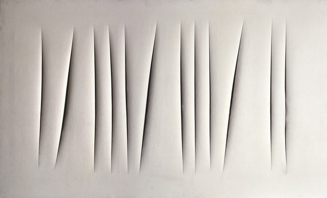 *Waiting* (1964), Lucio Fontana