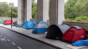 Does this government (I use the term loosely) imagine that banning tents for the homeless will solve their housing problems?