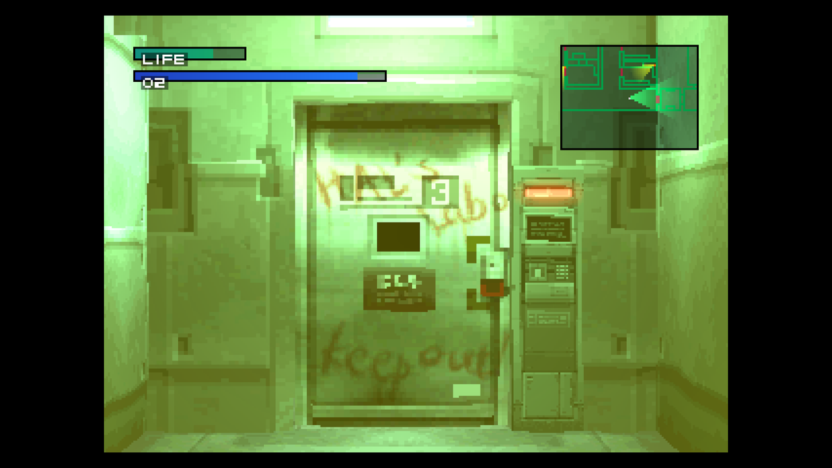 OXDIZE's tweet image. الباب الرئيسي قبل المختبر:
[معمل "هال". لا تقترب].

#PS4share