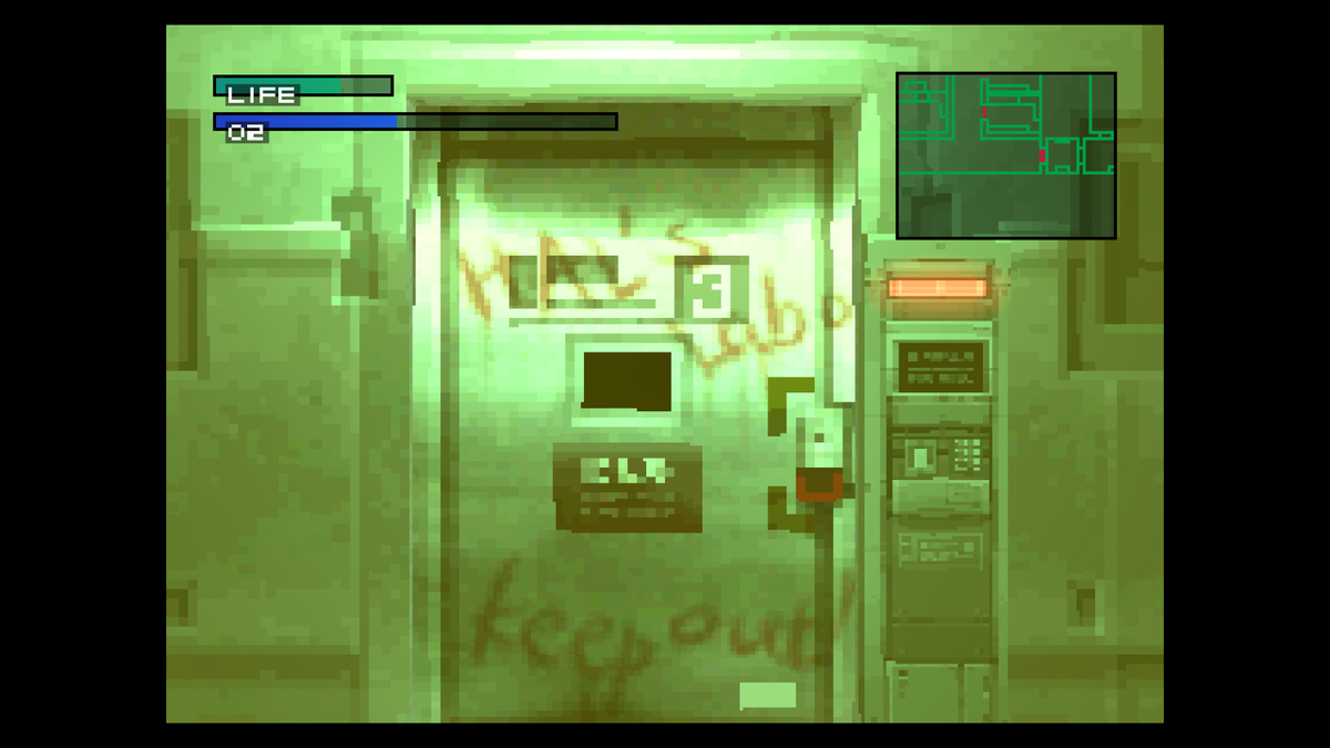 OXDIZE's tweet image. الباب الرئيسي قبل المختبر:
[معمل "هال". لا تقترب].

#PS4share