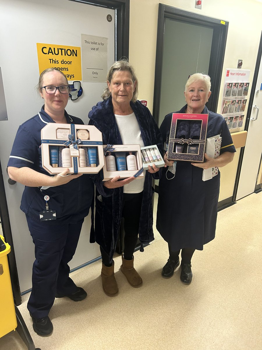 DaniDey2's tweet photo. @WardF8CCU want to say a massive thank you to this lovely patient for the donations made which will be gifted to a nursing home at Christmas 🎄 (photo shared with consent) @OldhamCO_NHS @NCAlliance_NHS #christmas #NHS @ClaireStott17 https://t.co/HdnBzKQbB8