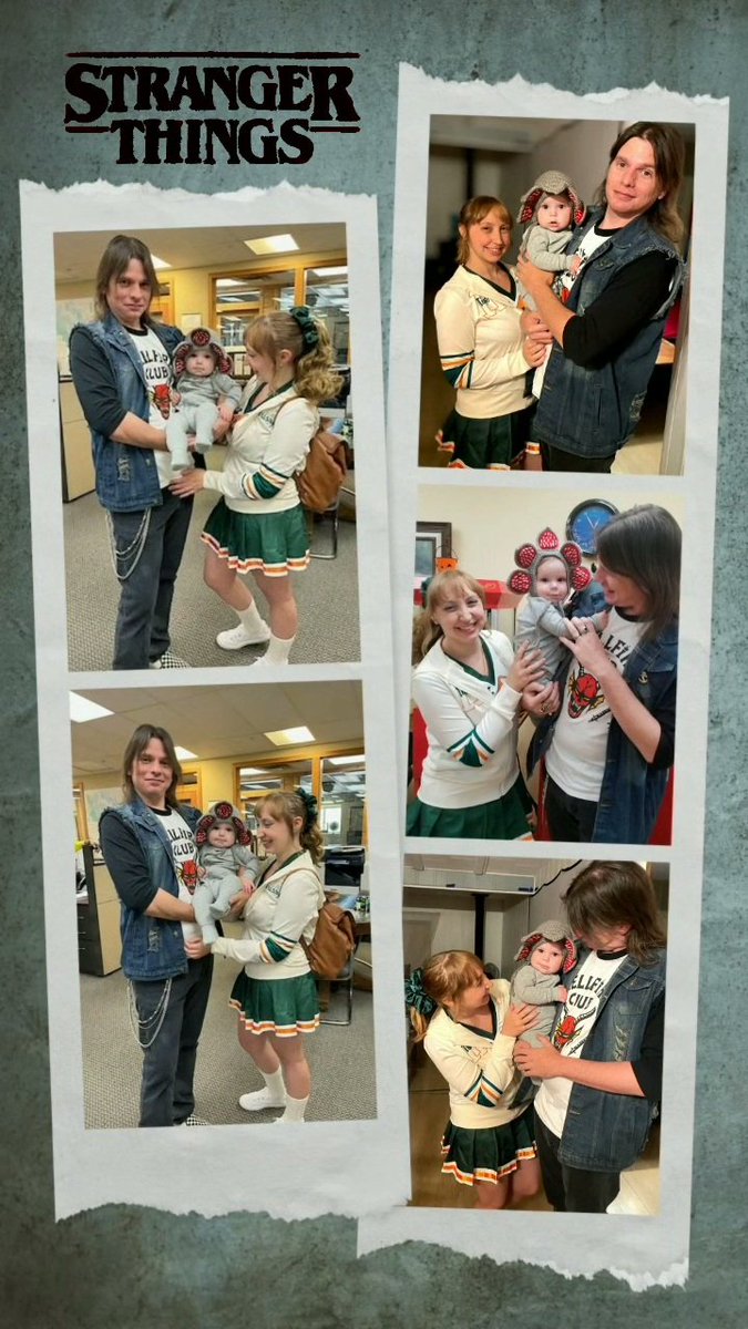 shortstackmayor's tweet photo. Happy #strangerthingsday 
Halloween 2023 pics :) https://t.co/sHaAb2qlW6