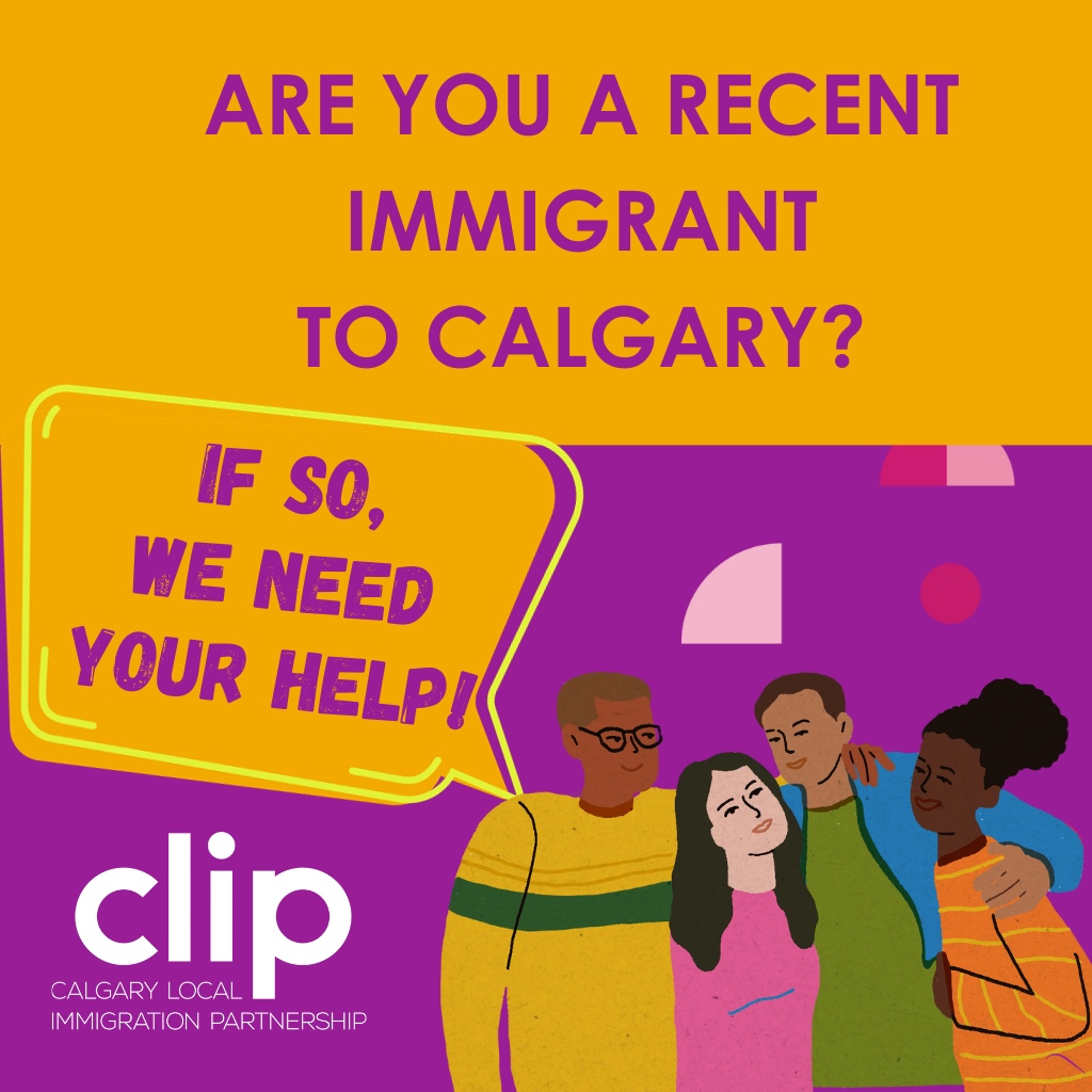 CLIP is conducting a survey. Your responses will aid us in assessing the effectiveness and identifying any existing shortcomings, with the ultimate goal of making immigration services more accessible to newcomers.
SURVEY: calgarylip.ca/survey

 #Calgary #Immigrants