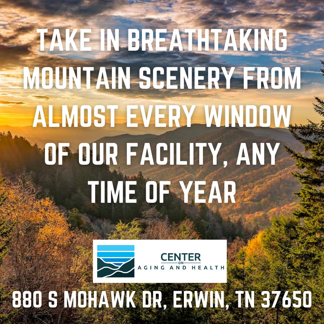 Proudly rooted in the heart of Erwin, Tennessee – where community and nature unite. #ourlocation #coah